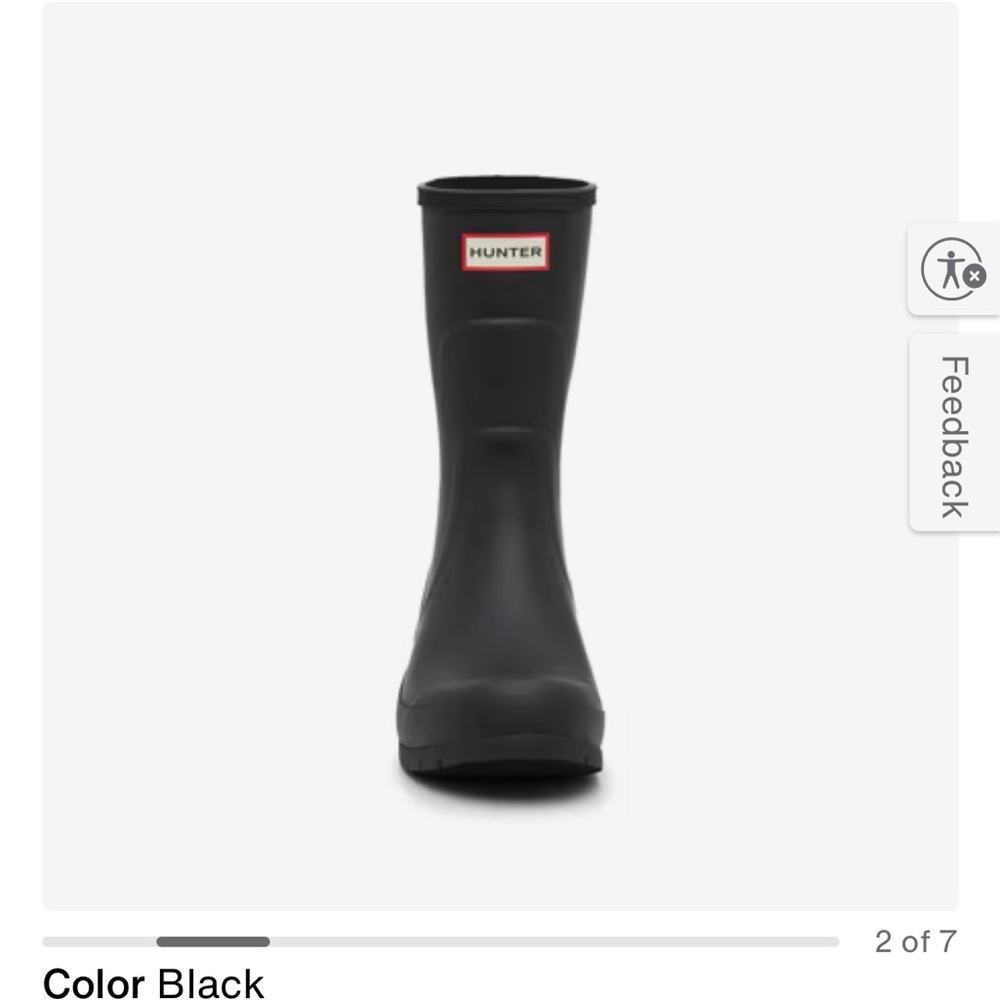 Hunter Classic Black Waterproof Boots - Picture 2 of 4